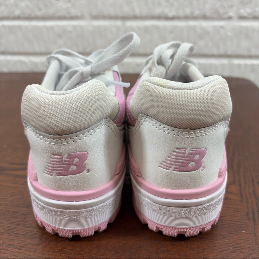 New Balance 550 Bubblegum Pink and White 6 - Picture 6 of 9